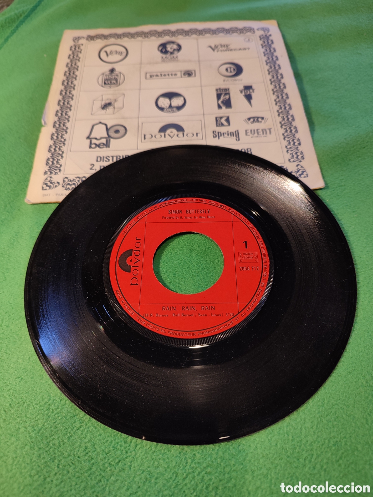Discos de vinilo: Simon Butterfly - Rain rain rain - Foto 2