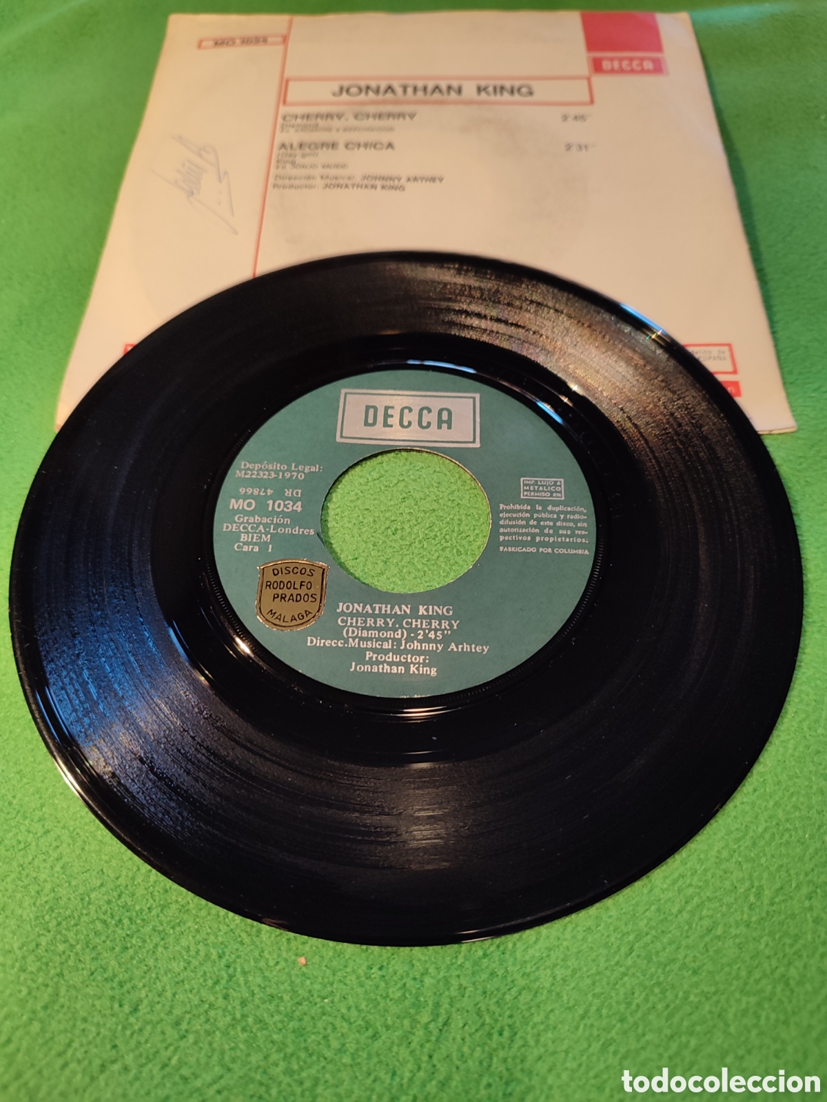Discos de vinilo: Jonathan King - Cherry, cherry - Foto 2