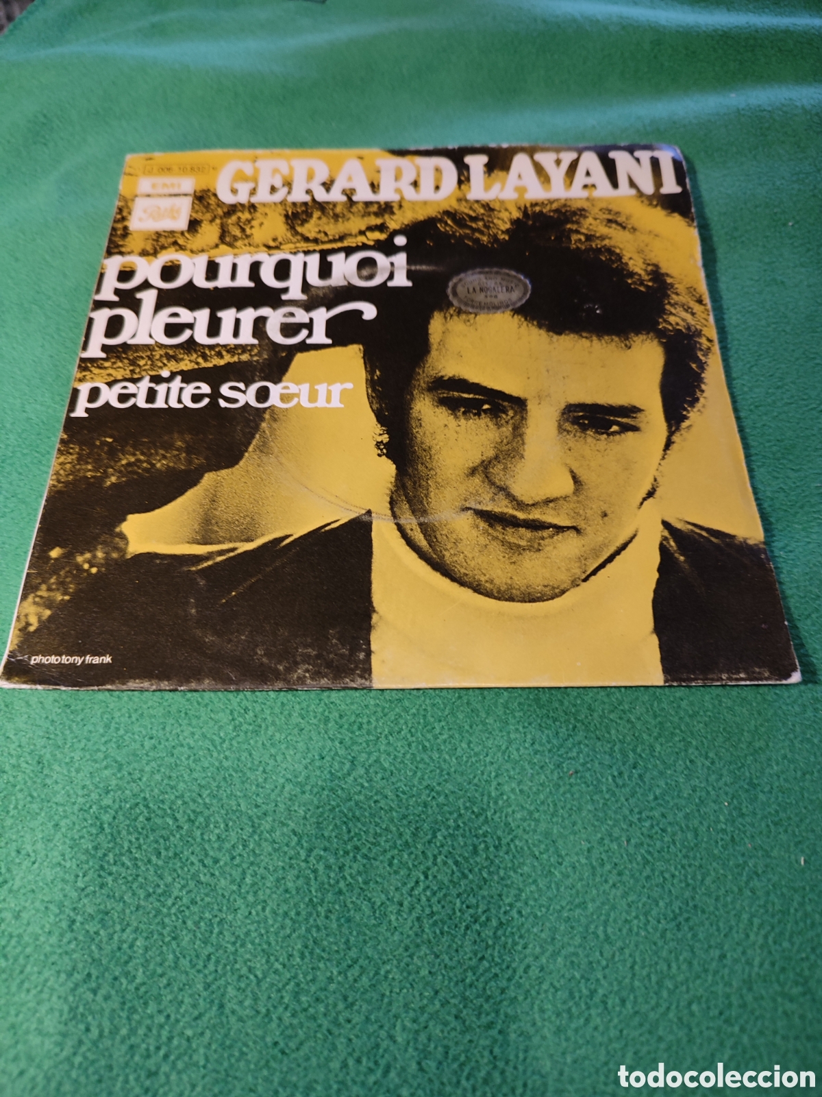 Discos de vinilo: Gerard Layani - Pourquoi pleurer - Foto 1