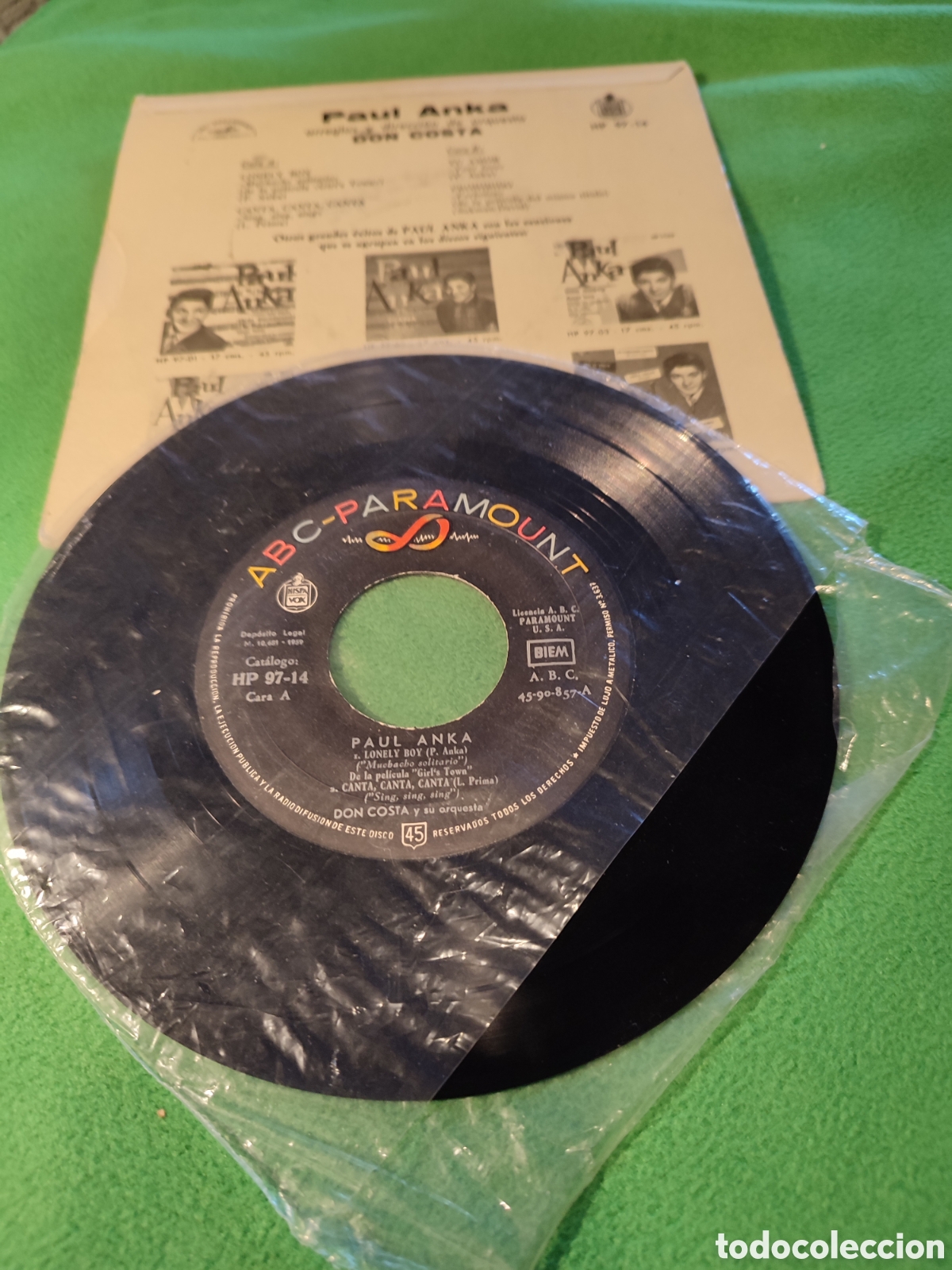 Discos de vinilo: Paul Anka - Lonely boy+ 3 - Foto 2