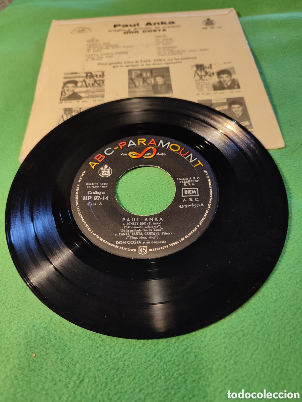 Discos de vinilo: Paul Anka - Lonely boy+ 3 - Foto 3
