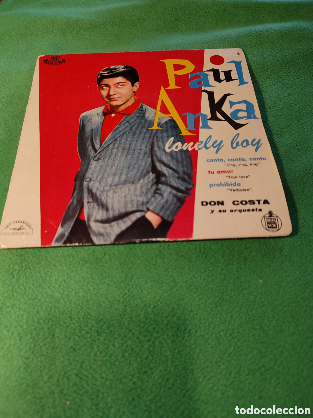 Discos de vinilo: Paul Anka - Lonely boy+ 3 - Foto 1