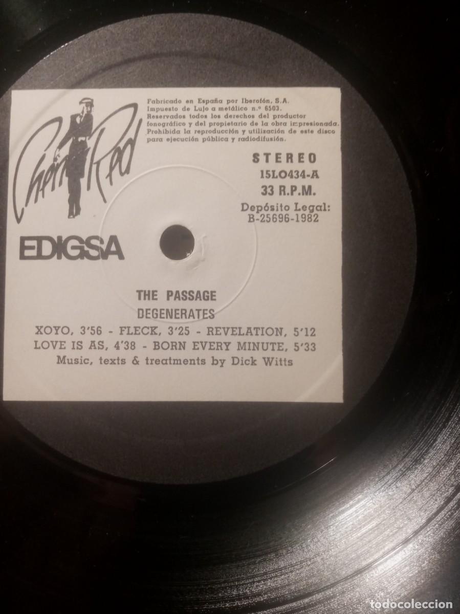 Discos de vinilo: THE PASSAGE - DEGENERATES. - Foto 2