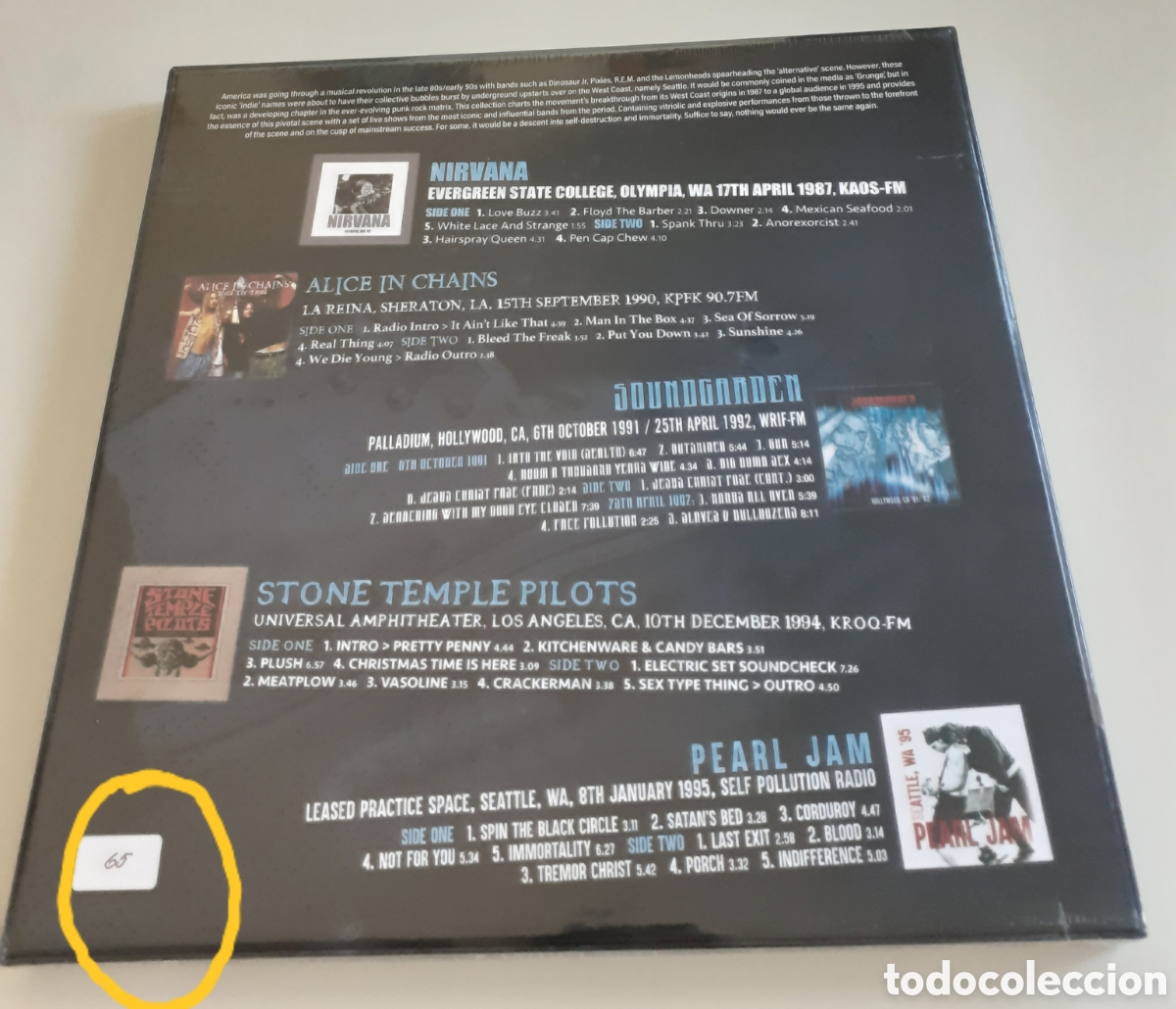 Discos de vinilo: Live grunge, 5LPs: Nirvana, Soundgarden... - Foto 2