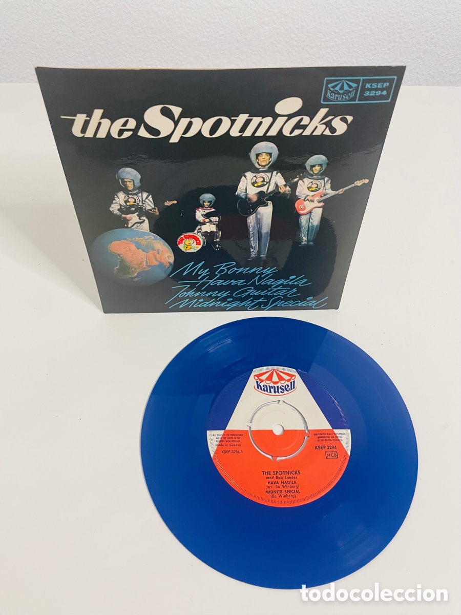 Discos de vinilo: The Spotnicks Blue Vinyl - Foto 2