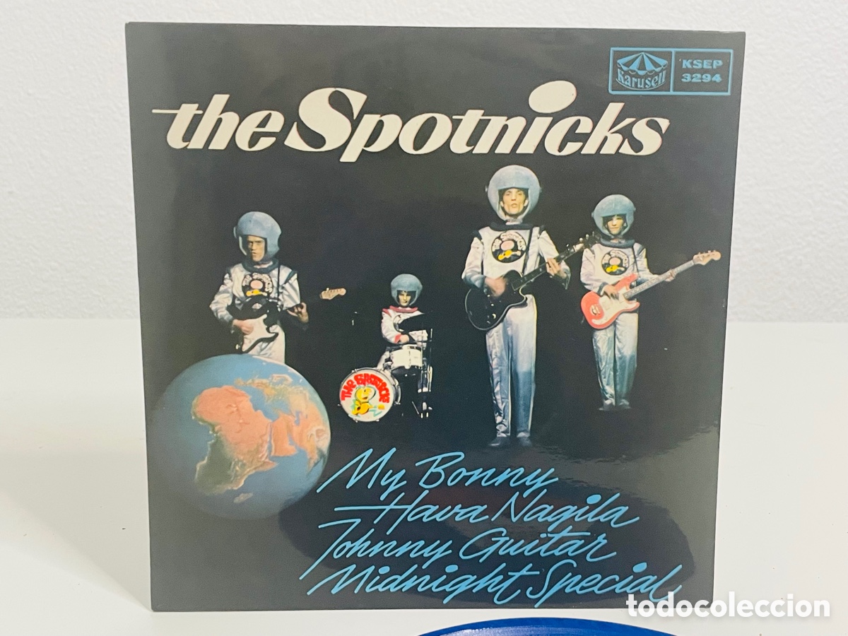 Discos de vinilo: The Spotnicks Blue Vinyl - Foto 4