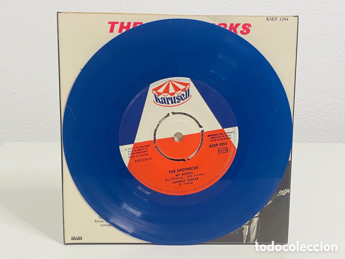 Discos de vinilo: The Spotnicks Blue Vinyl - Foto 6