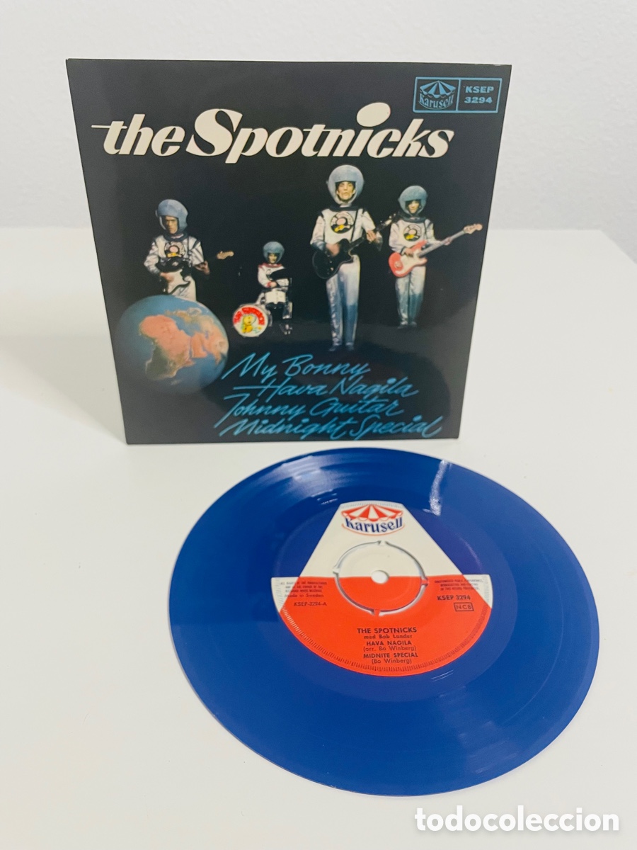 Discos de vinilo: The Spotnicks Blue Vinyl - Foto 1