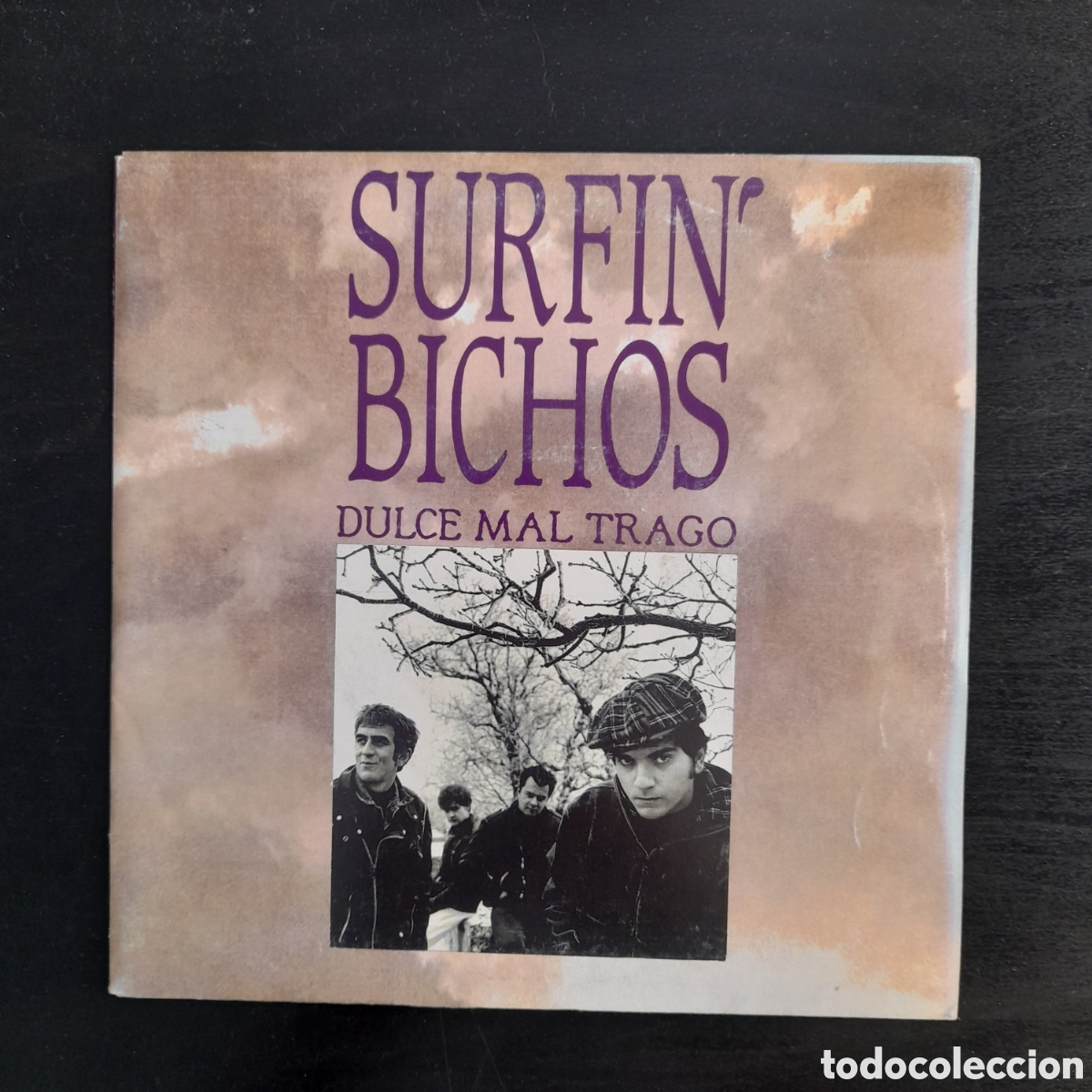 Discos de vinilo: Surfin Bichos &ndash; Dulce Mal Trago. Vinilo, 7&rdquo;, Single 1991 - Foto 1
