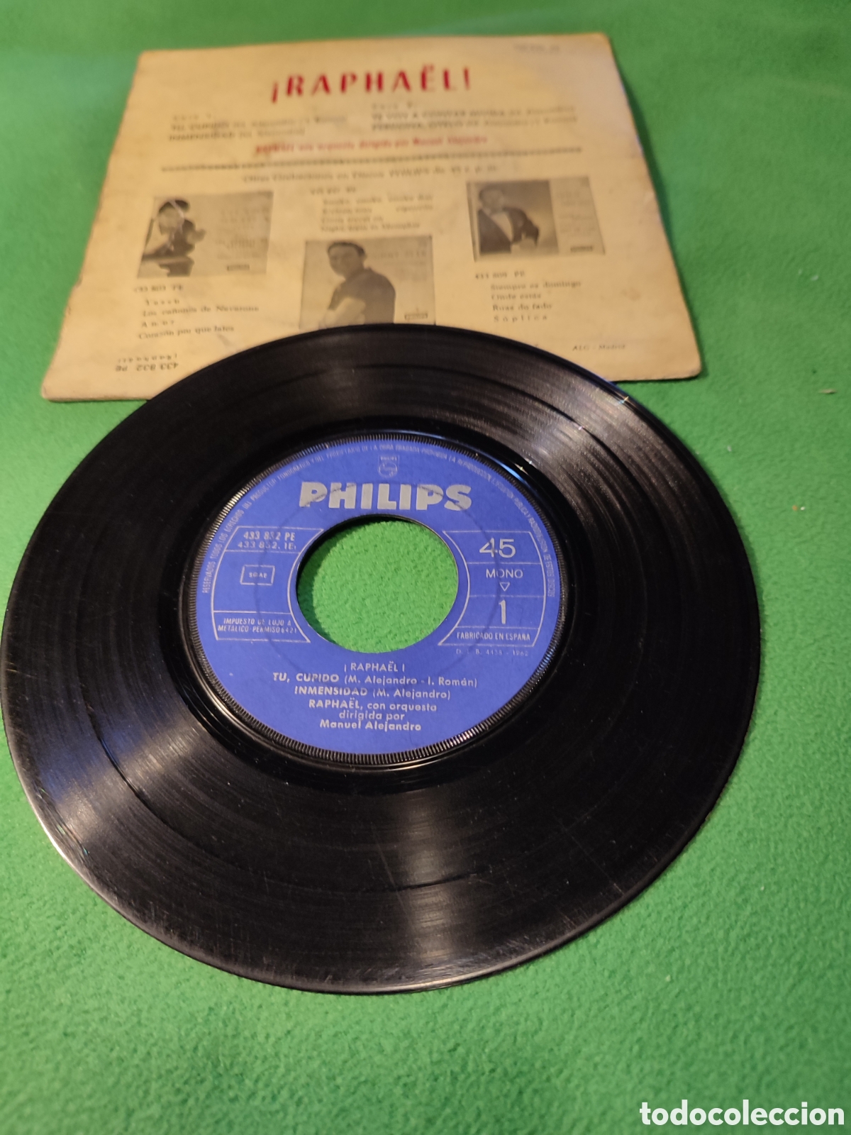 Discos de vinilo: Raphael - Tu, cupido+ 3 - Foto 2