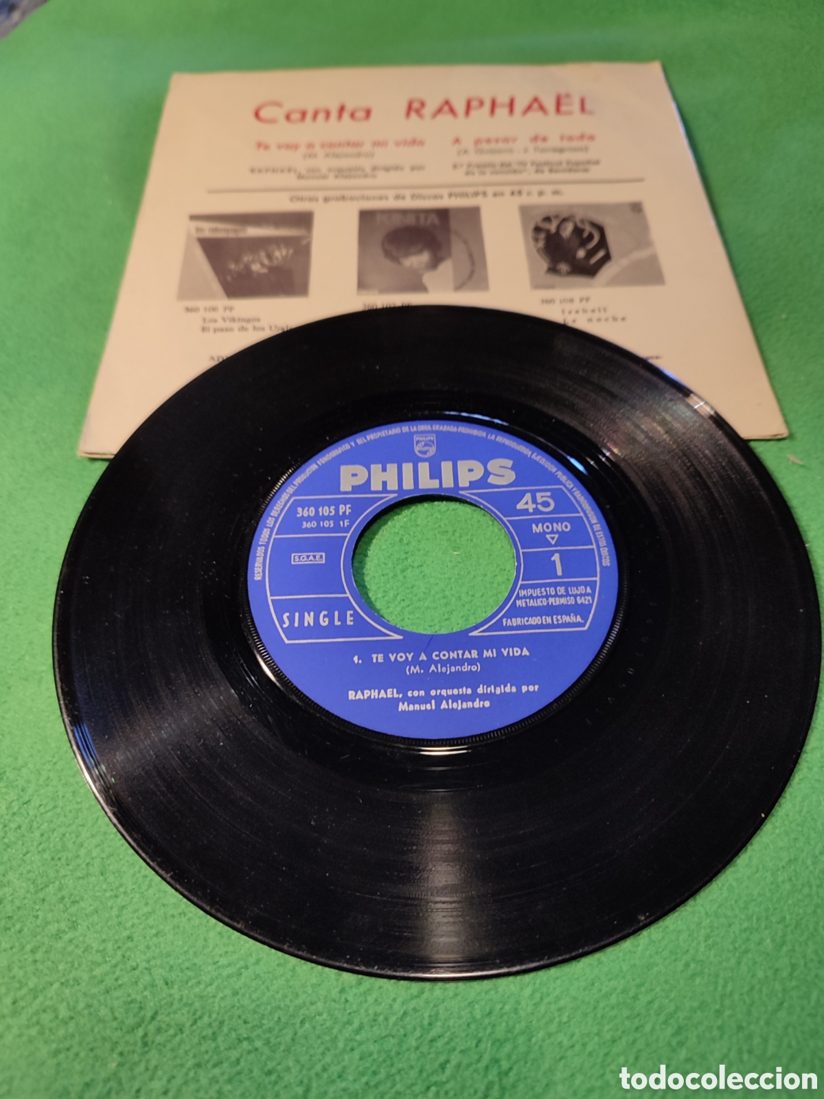 Discos de vinilo: Raphael - Te voy a contar mi vida - Foto 2