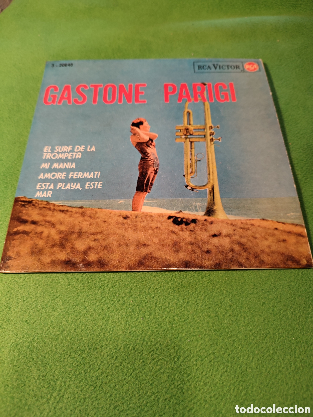 Discos de vinilo: Gastone Parigi - El surf de la trompeta + 3 - Foto 1
