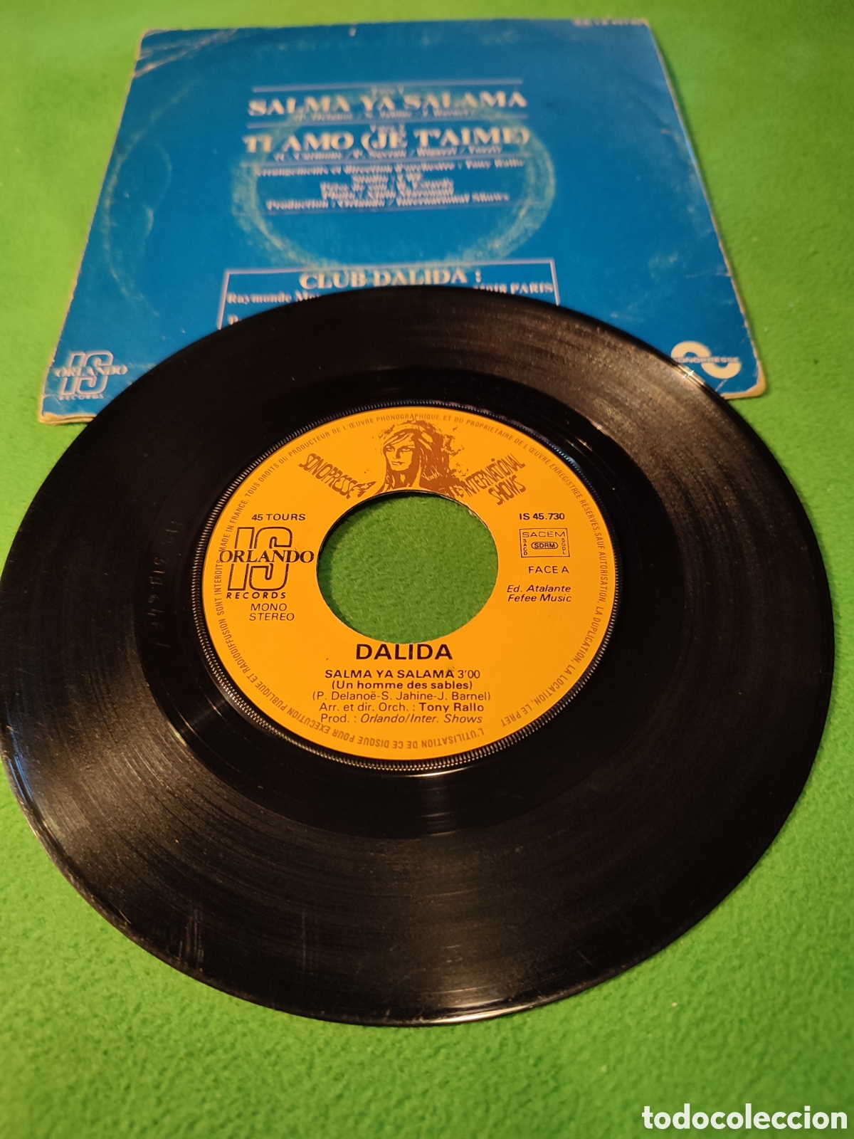 Discos de vinilo: Dalida - Salma ya Salama - Foto 2