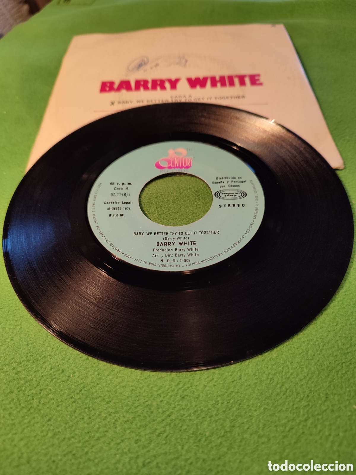 Discos de vinilo: Barry White - Baby, we Better try to get it - Foto 2