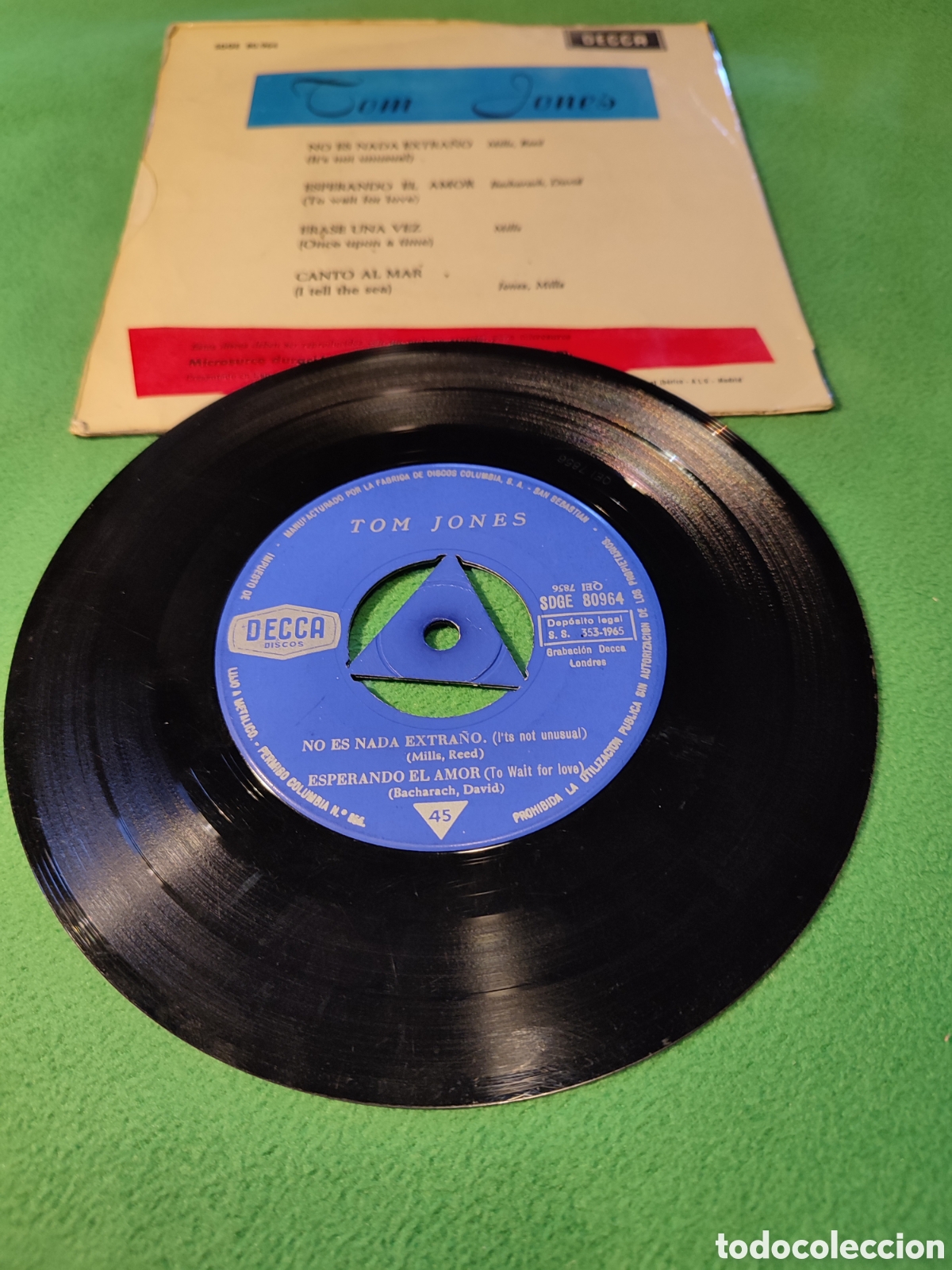 Discos de vinilo: Tom Jones - No es nada extra&ntilde;o+ 3 - Foto 2