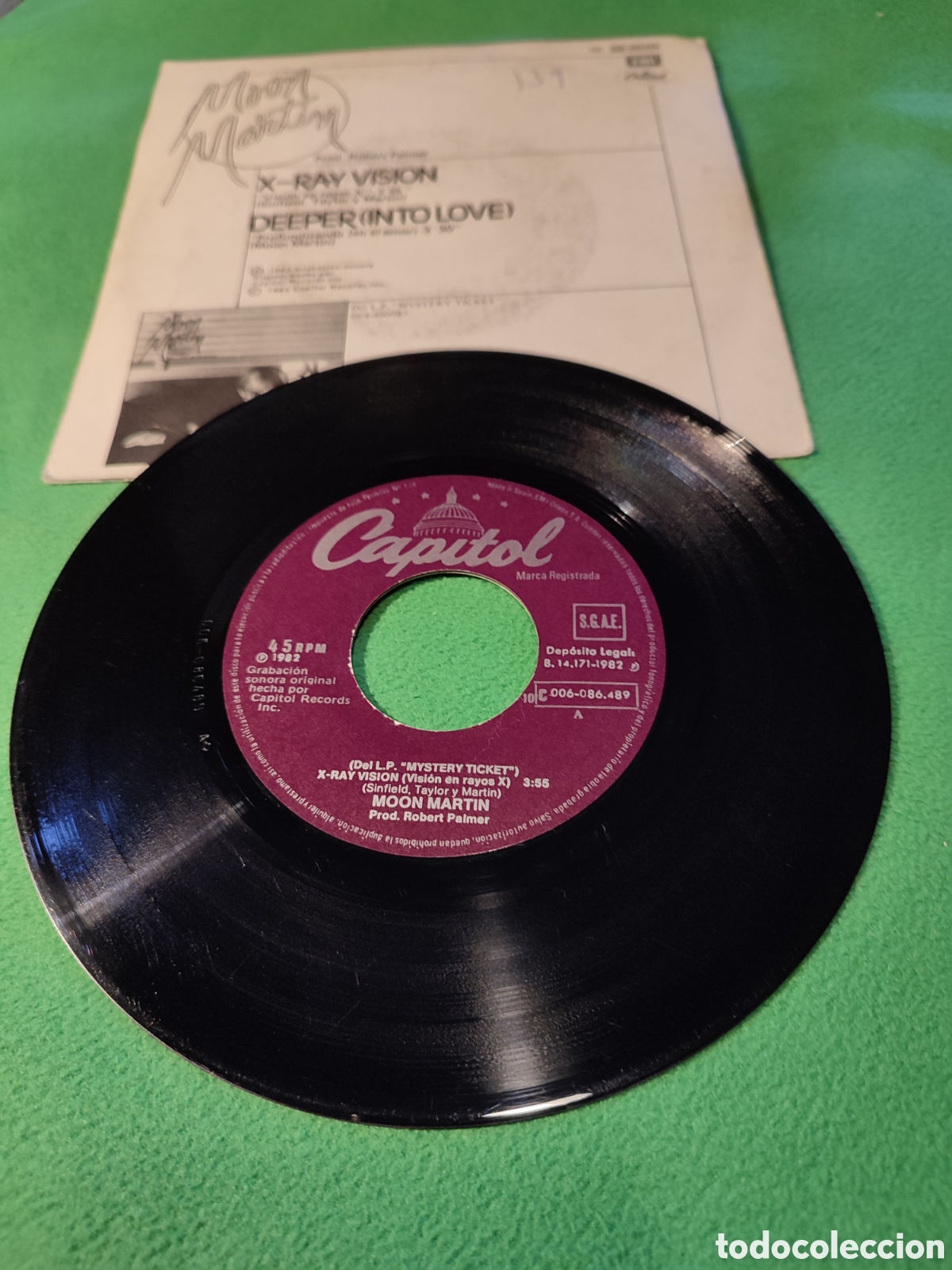 Discos de vinilo: Moon Mart&iacute;n - X- Ray visi&oacute;n - Foto 2