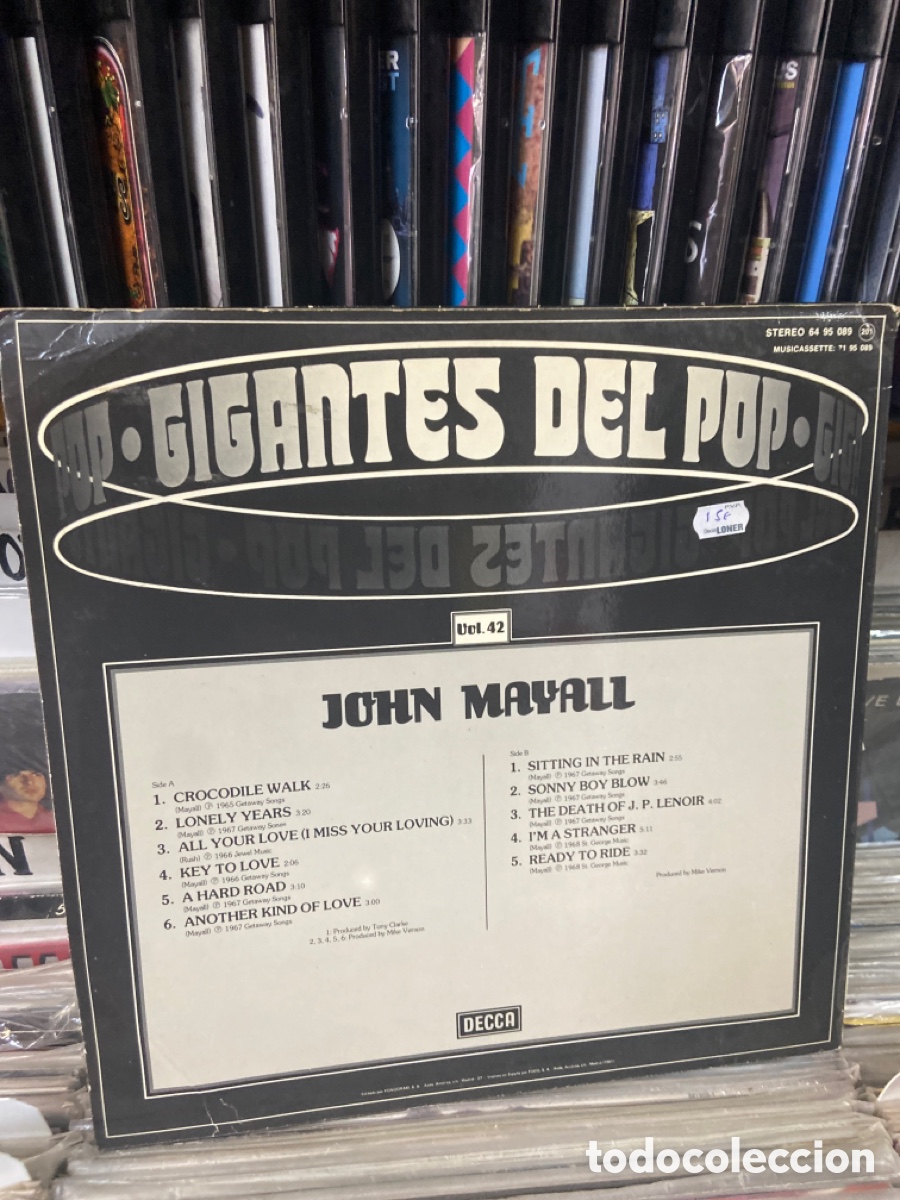 Discos de vinilo: John mayall gigantes del pop - Foto 2