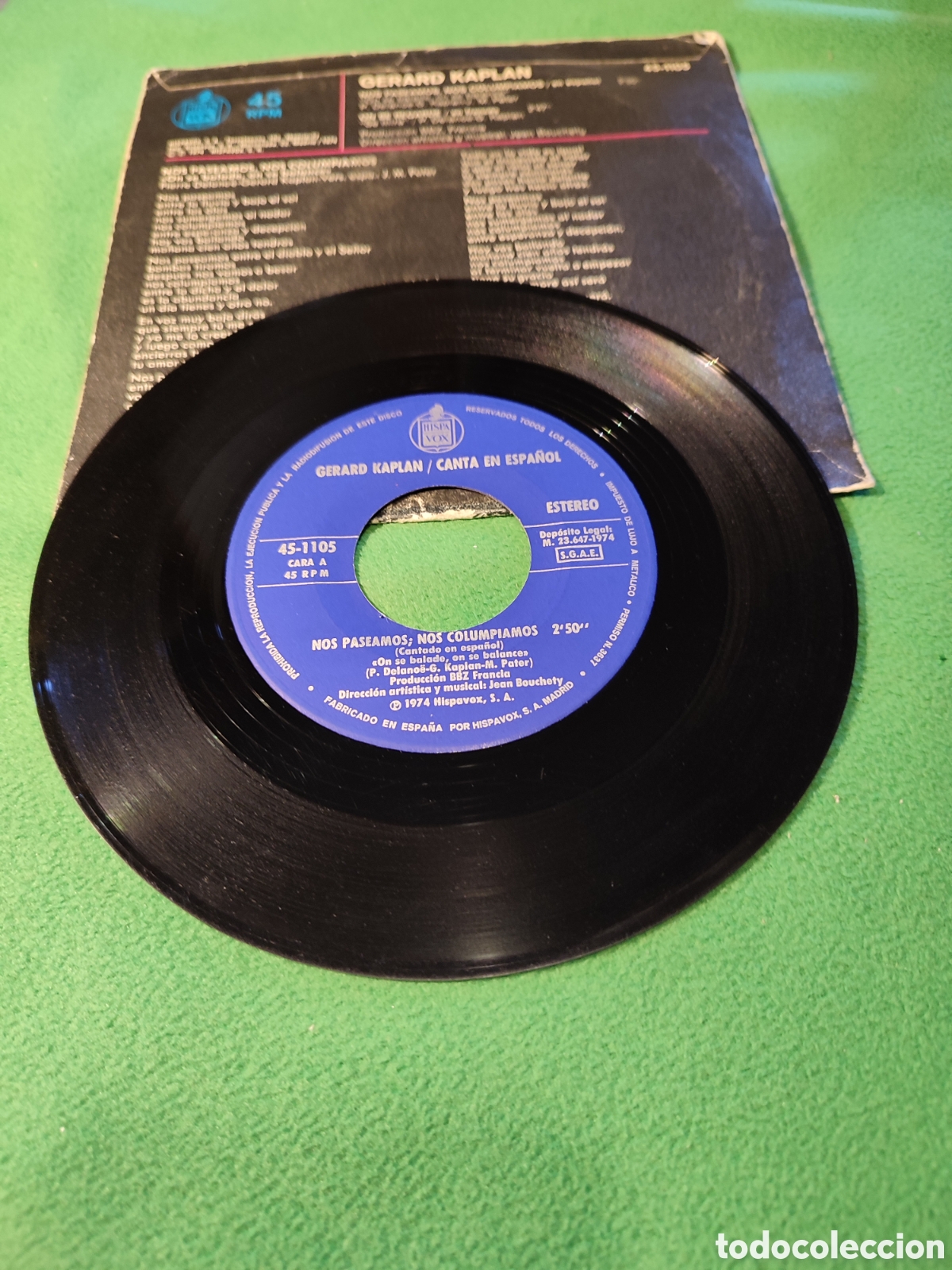 Discos de vinilo: Gerard Kaplan - Nos paseamos y nos columpiamos - Foto 2