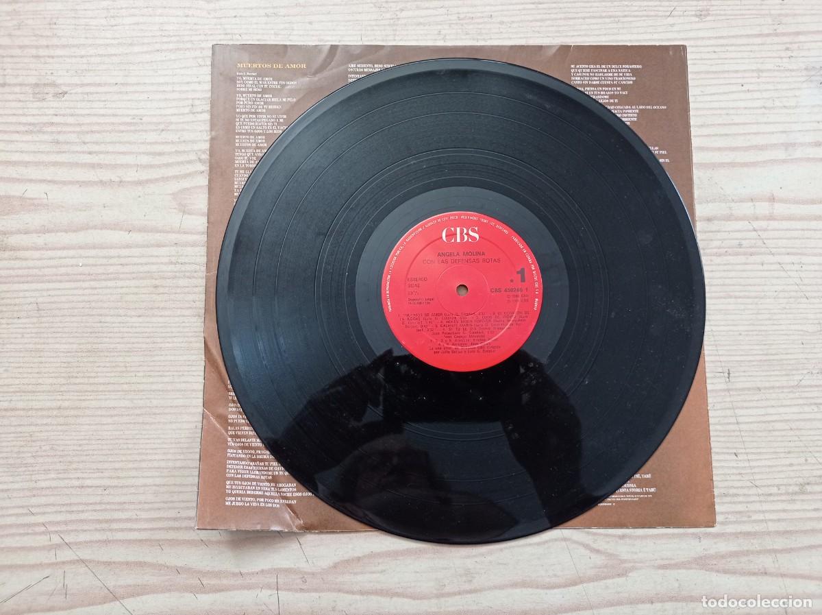 Discos de vinilo: Angela Molina - Con Las Defensas Rotas LP - Foto 3