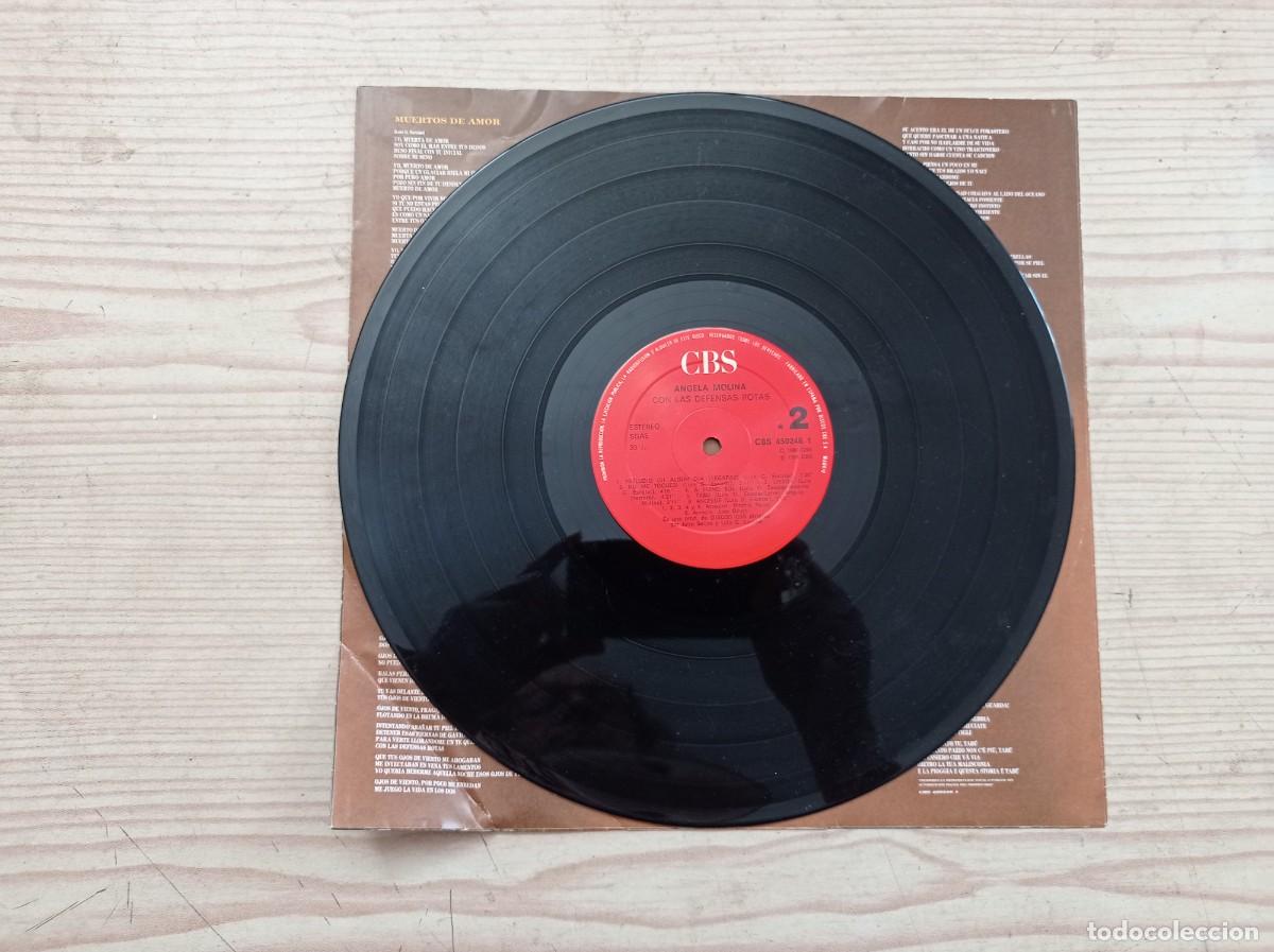 Discos de vinilo: Angela Molina - Con Las Defensas Rotas LP - Foto 4
