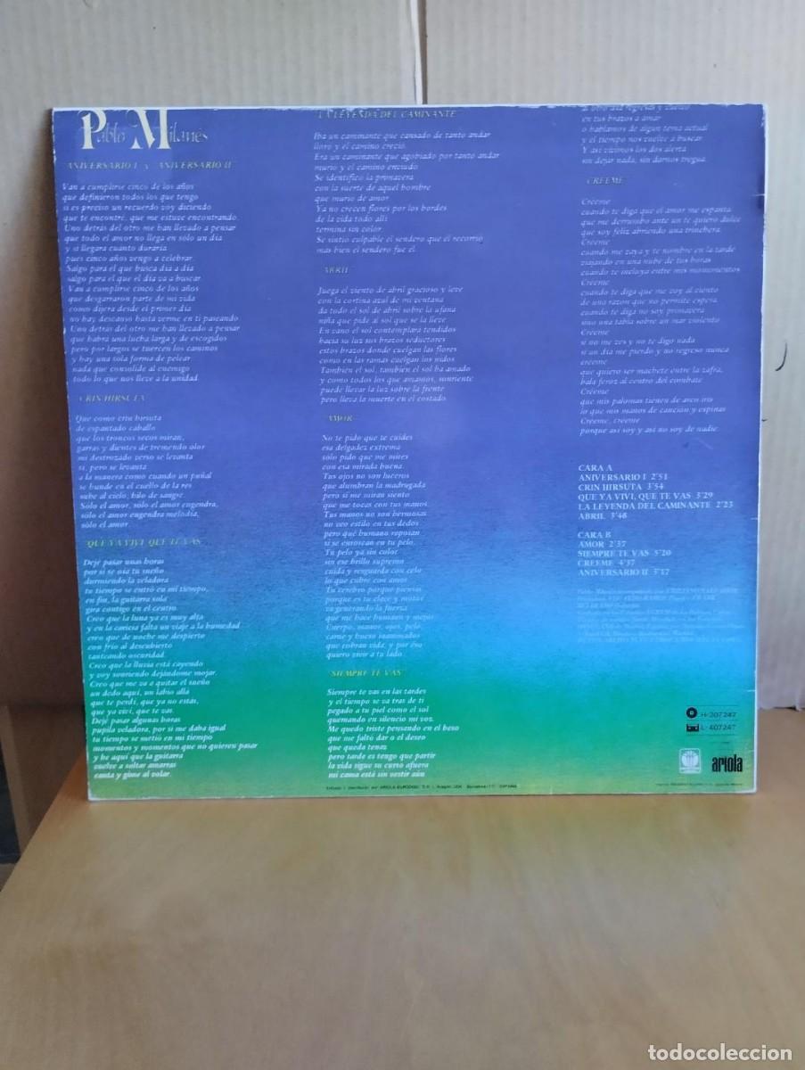 Discos de vinilo: PABLO MILANES ----ANIVERSARIOS - Foto 2
