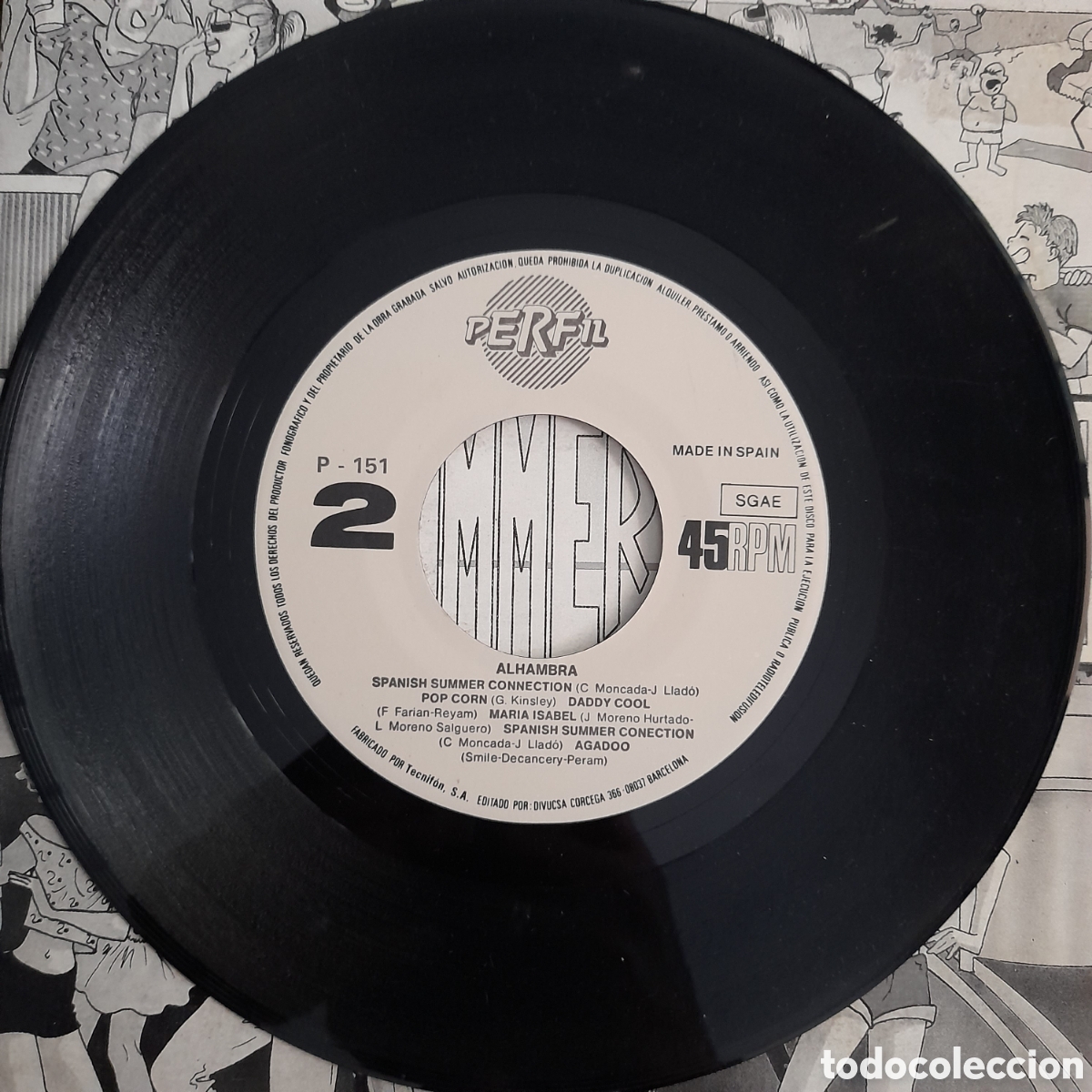 Discos de vinilo: Alhambra &ndash; Spanish Summer Connection. Vinilo, 7&rdquo;, Compilation, Mixed, Promo - Foto 4