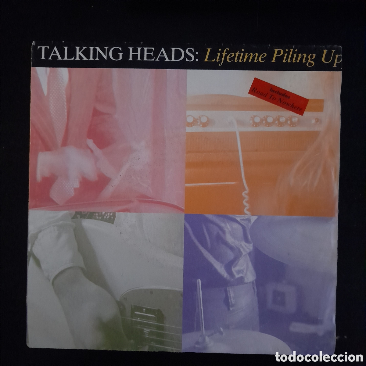 talking heads – lifetime piling up. vinilo, 7”, - Compra venta en 