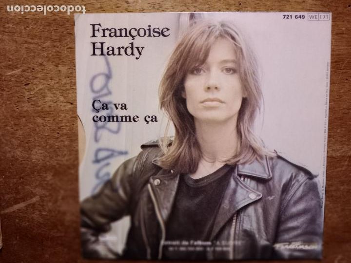 Discos de vinilo: Francoise Hardy - villegiature +ca va comeme ca - Foto 2