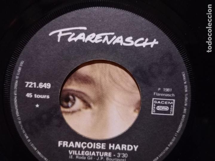 Discos de vinilo: Francoise Hardy - villegiature +ca va comeme ca - Foto 3