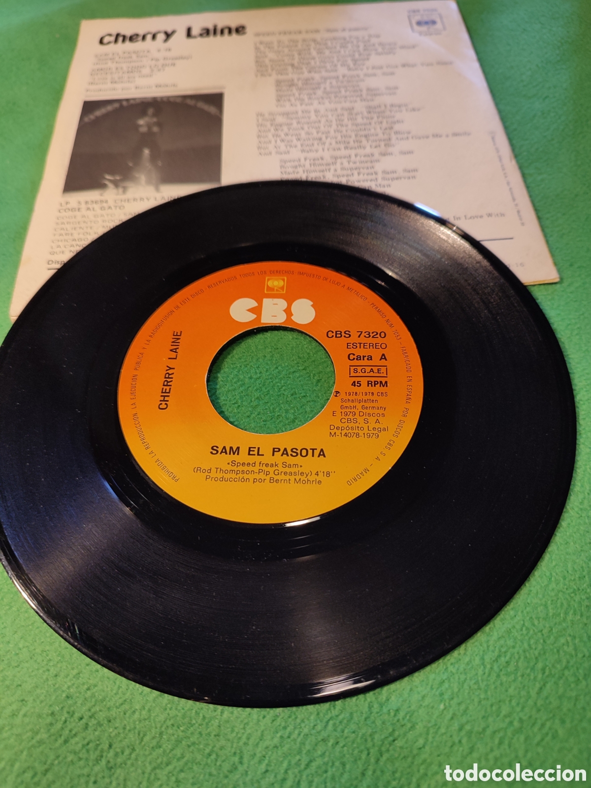 Discos de vinilo: Cherry Laine - Sam el pasota - Foto 3