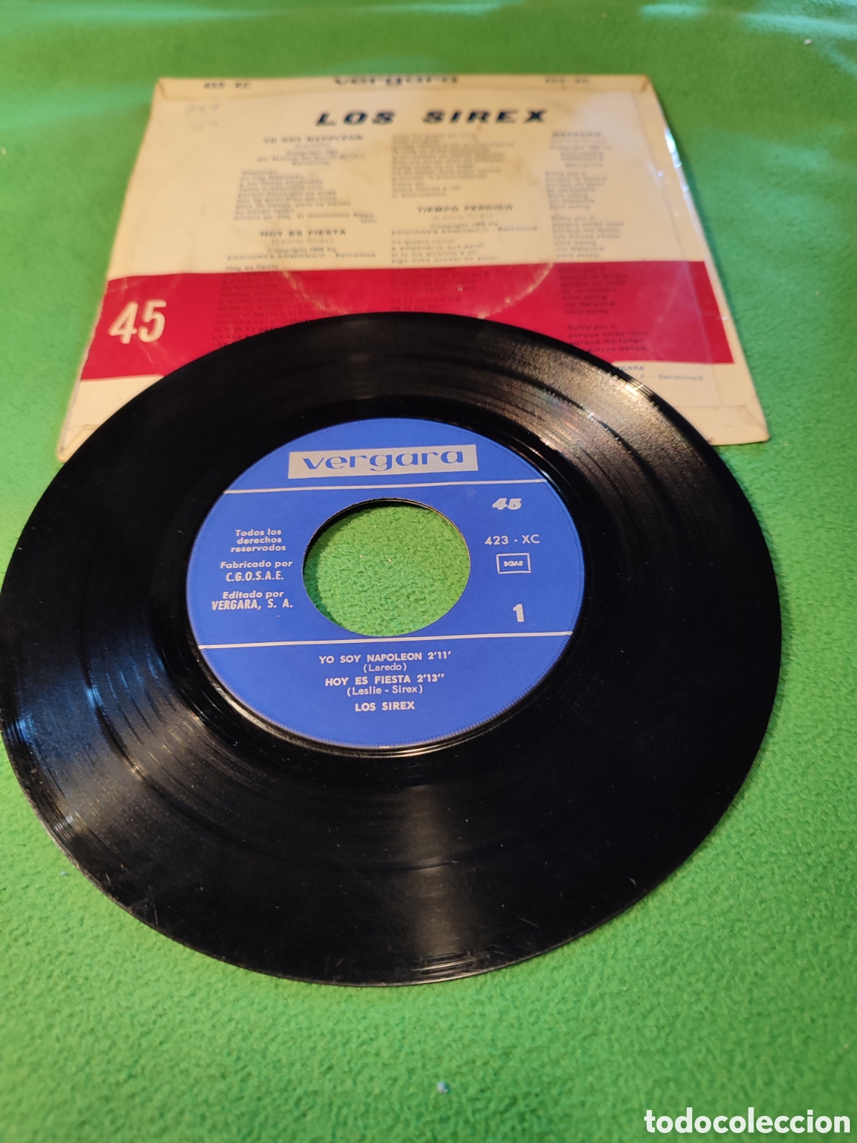 Discos de vinilo: Los Sirex - Yo soy Napole&oacute;n+ 3 - Foto 2