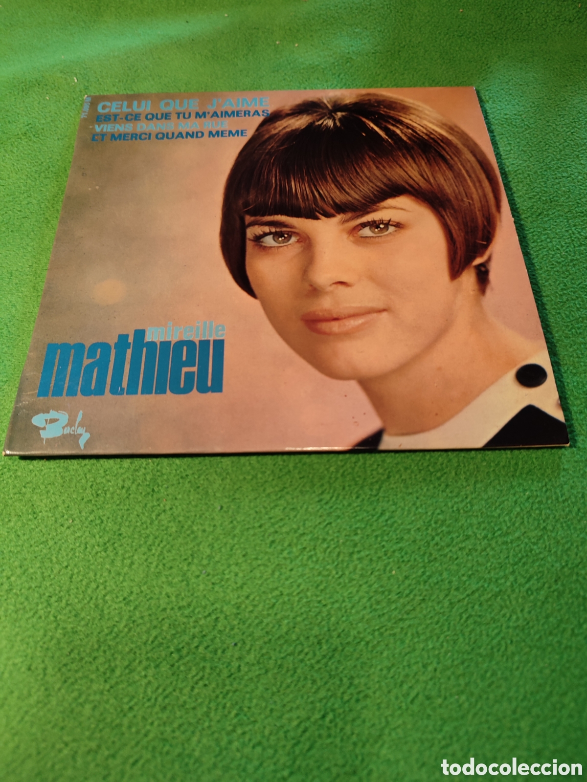 Discos de vinilo: Mireille Mathieu - Celui que Jaime + 3 - Foto 1