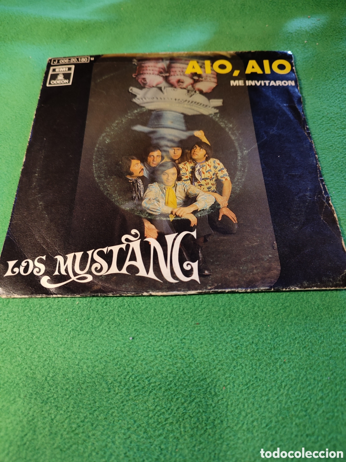 Discos de vinilo: Los Mustang - Aio Aio - Foto 1