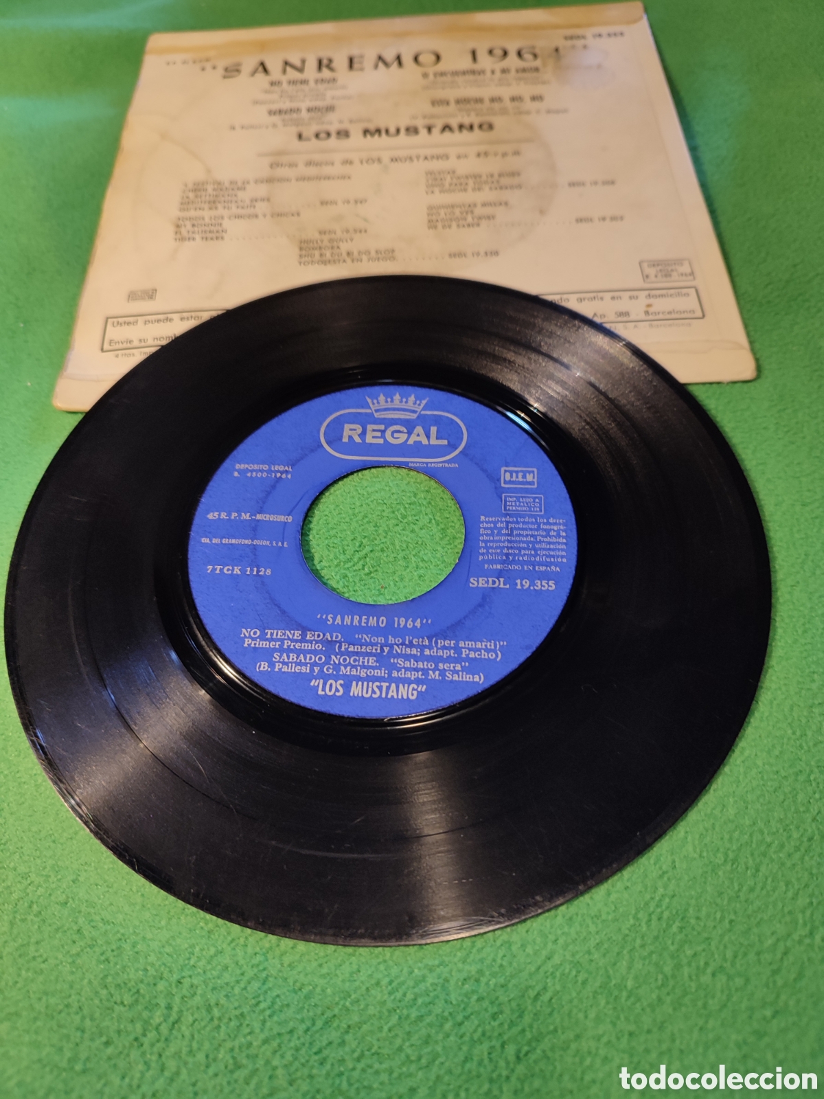 Discos de vinilo: Los Mustang - No tiene edad+ 3 - Foto 2