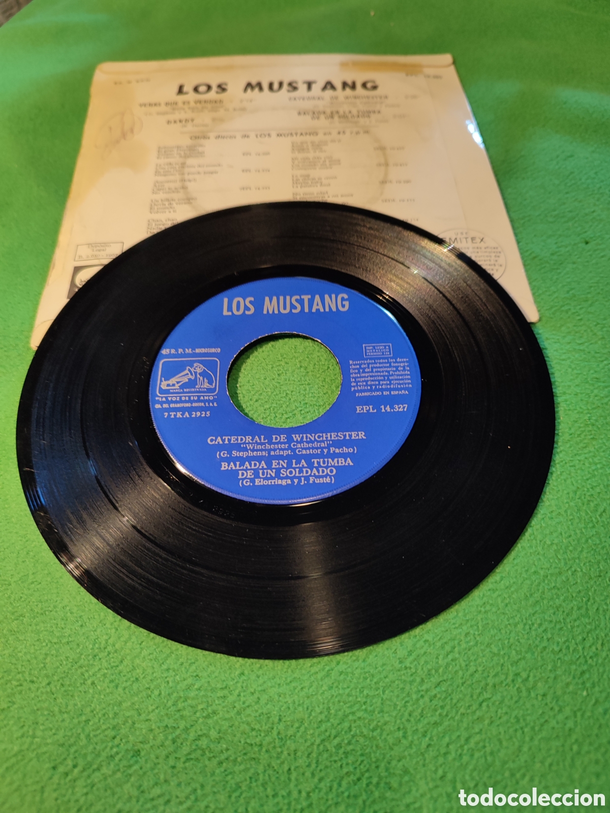 Discos de vinilo: Los Mustang - Catedral de Winchester + 3 - Foto 2