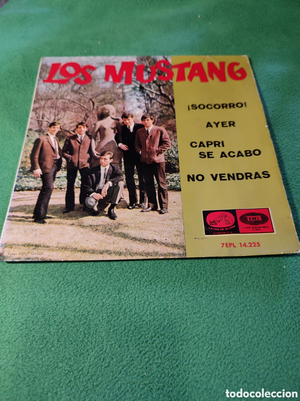 Discos de vinilo: Los Mustang - Socorro+ 3 - Foto 1