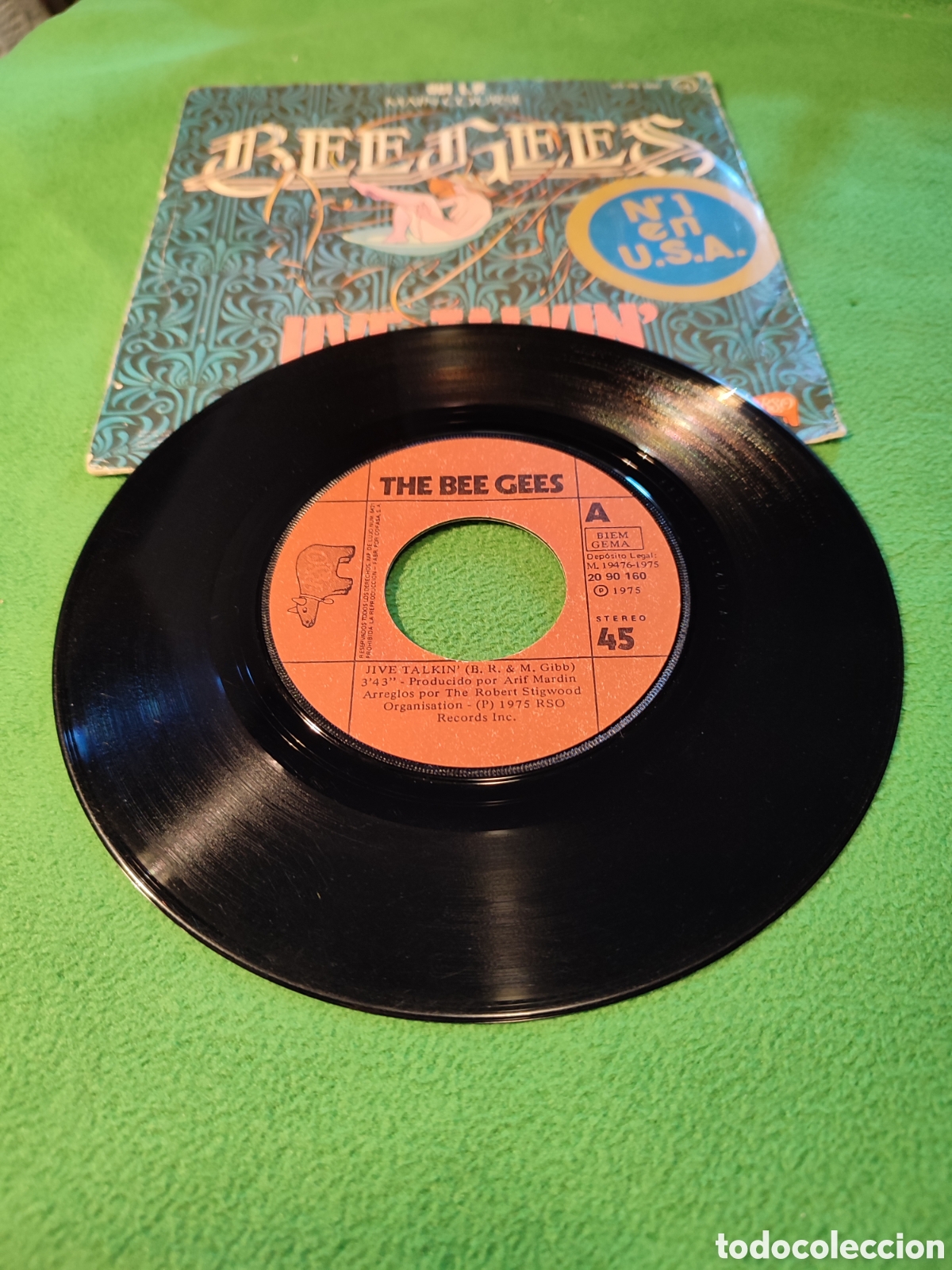 Discos de vinilo: The Bee Gees - Jive Talkin - Foto 2