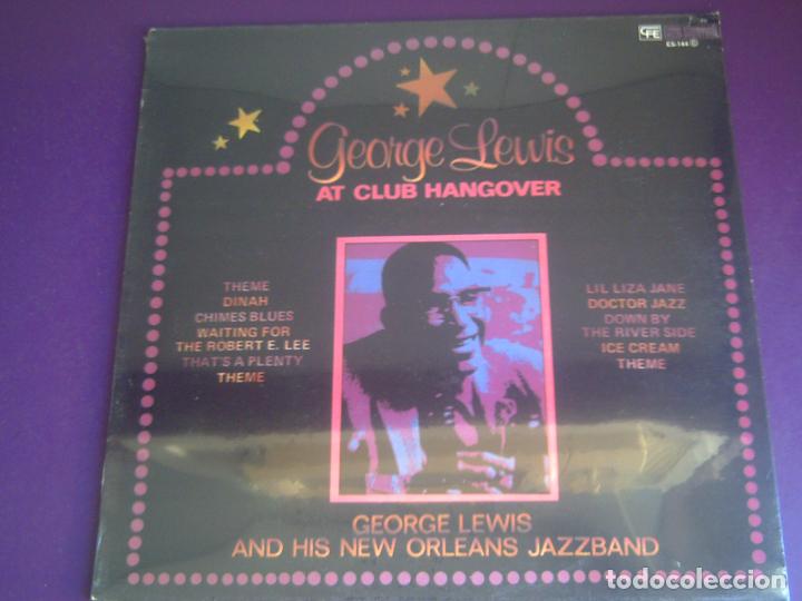 Vinyl-Schallplatten: GEORGE LEWIS AND HIS NEW ORLEANS JAZZ BAND AT CLUB HANGOVER - LP MPS 1982 PRECINTADO - jazz