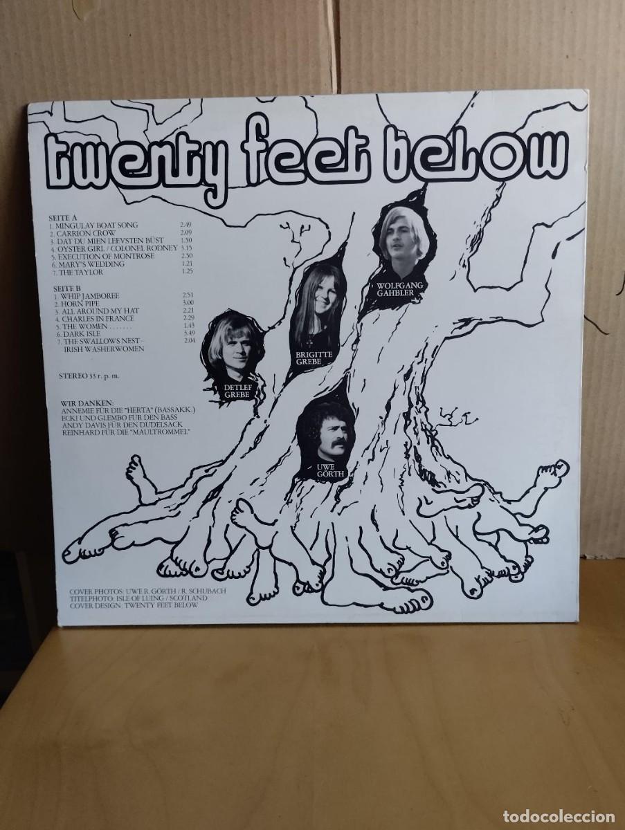 Discos de vinilo: TWENTY FEET BELOW ---- MOSTLY SCOTTISH - Foto 2