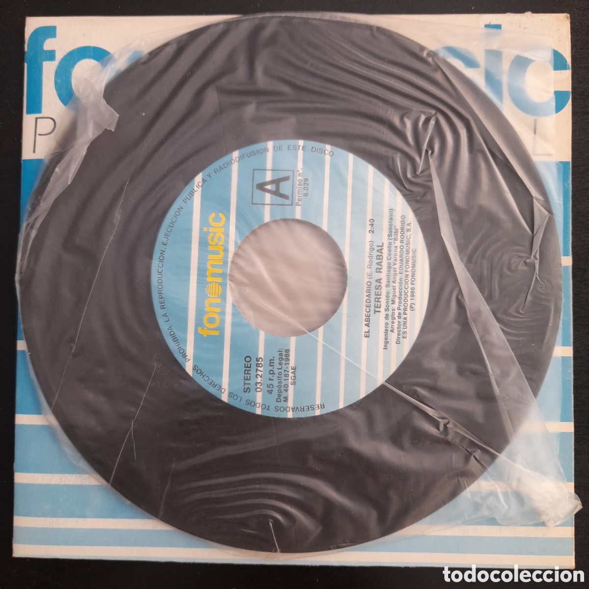 Discos de vinilo: Teresa Rabal &ndash; El Abecedario. Vinilo, 7&rdquo;, Single - Foto 2