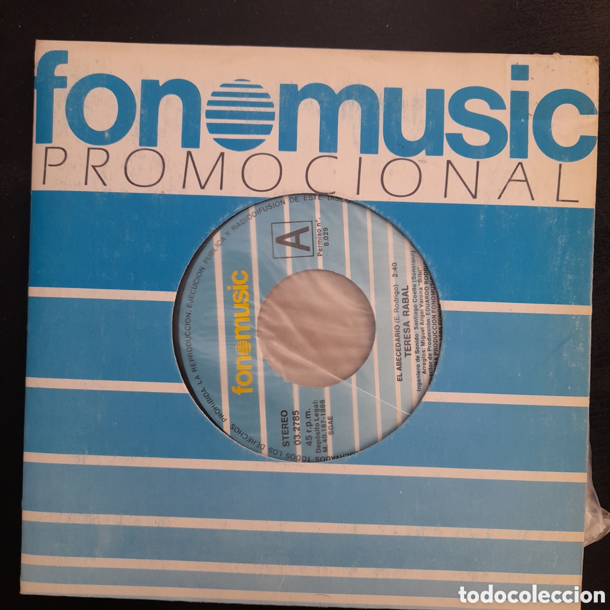 Discos de vinilo: Teresa Rabal &ndash; El Abecedario. Vinilo, 7&rdquo;, Single - Foto 1