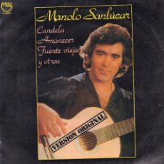 Discos de vinilo: MANOLO SANLUCAR - CANDELA, AMANECER, FUENTE VIEJA Y OTRAS.../ LP MIRLO 1984 RF-16568