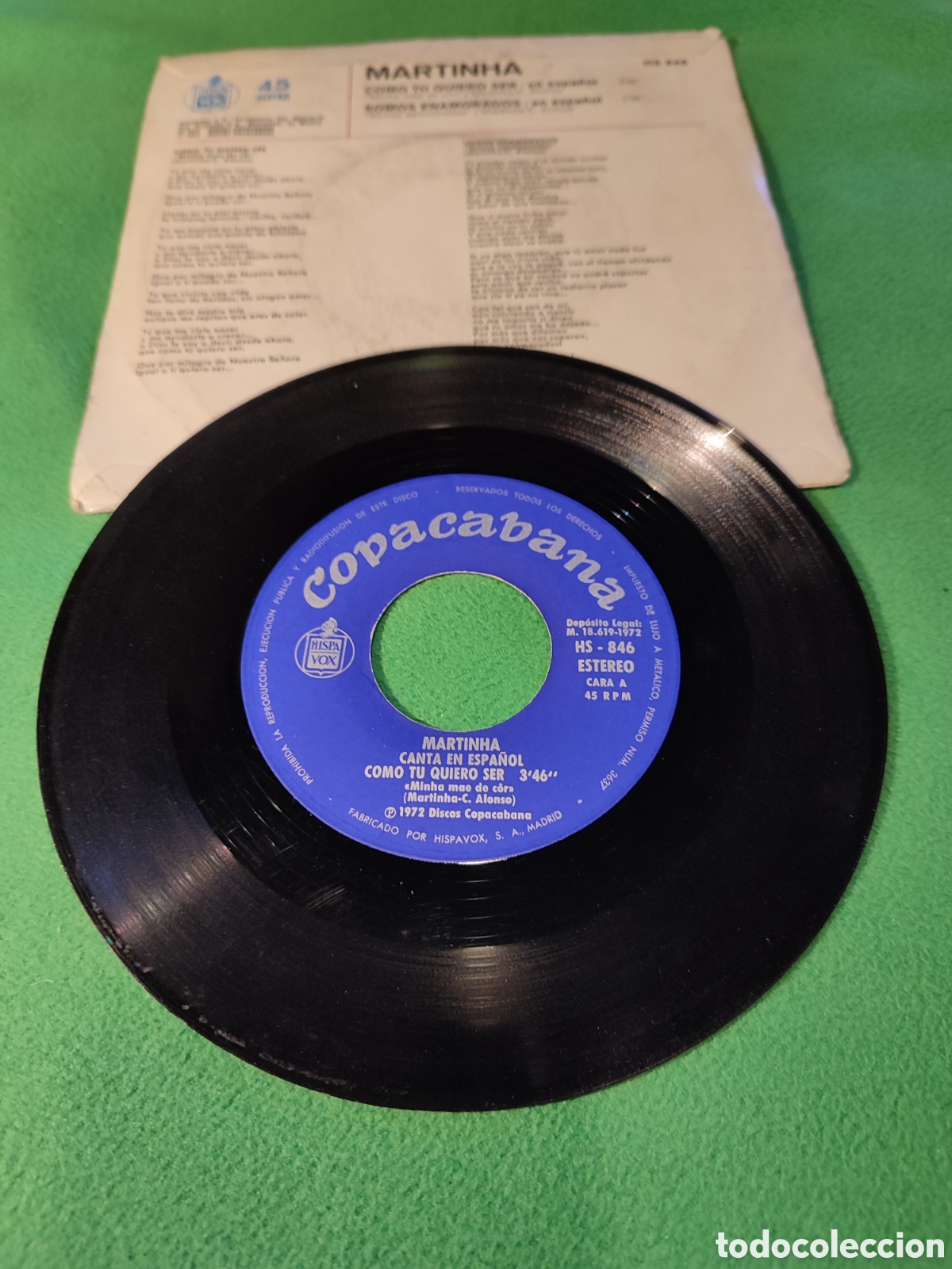 Discos de vinilo: Martinha - Como t&uacute; quiero ser - Foto 2