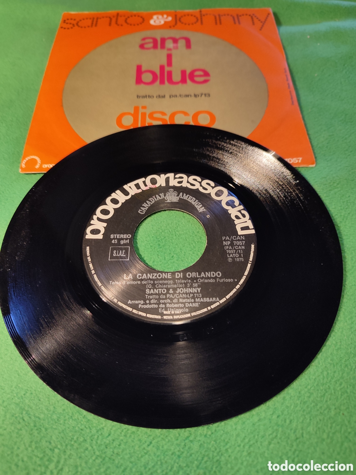 Discos de vinilo: Santo & Johnny - La Canzone di Orlando - Foto 2