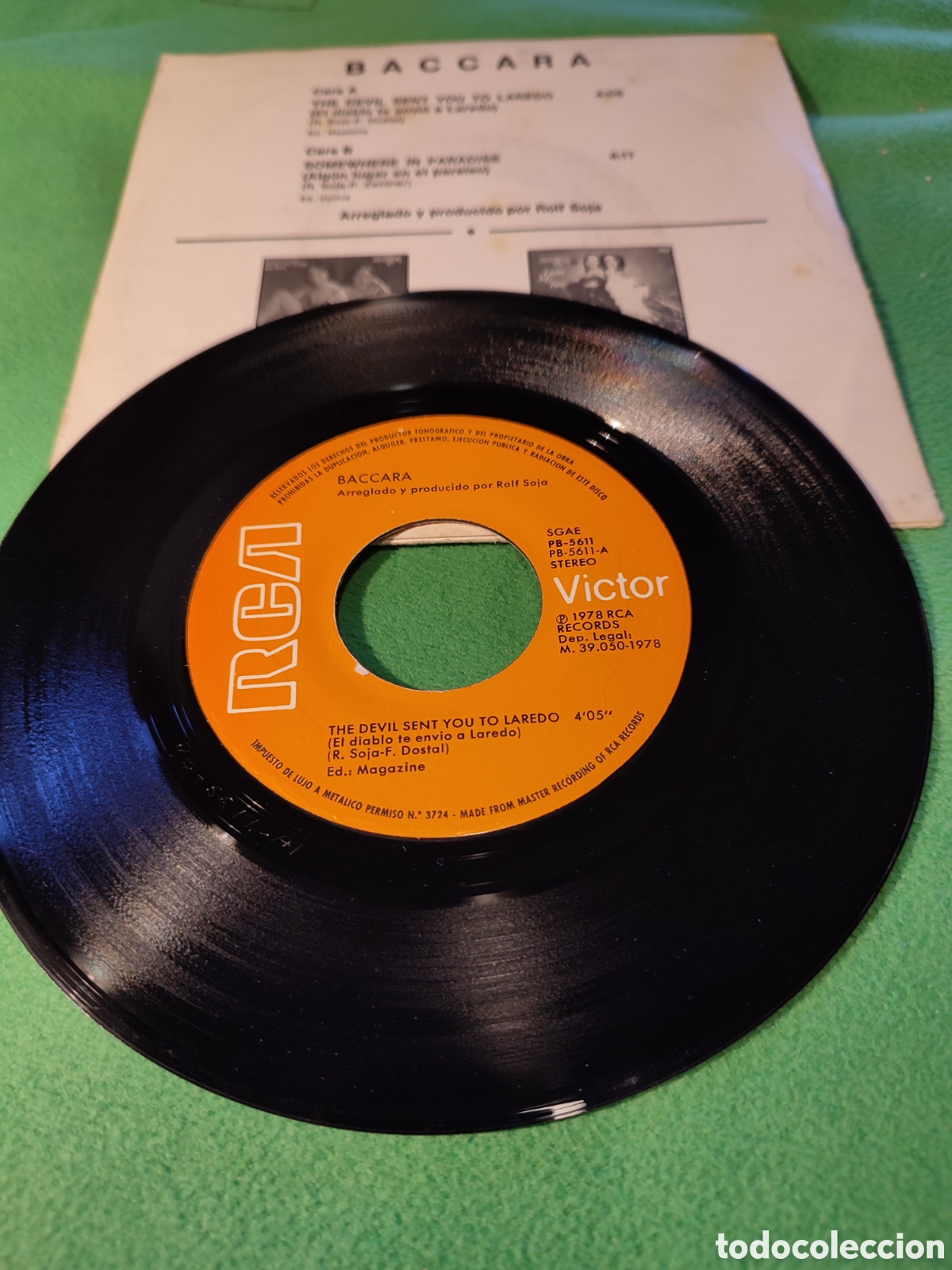 Discos de vinilo: Baccara - The Devil sent you to Laredo - Foto 3