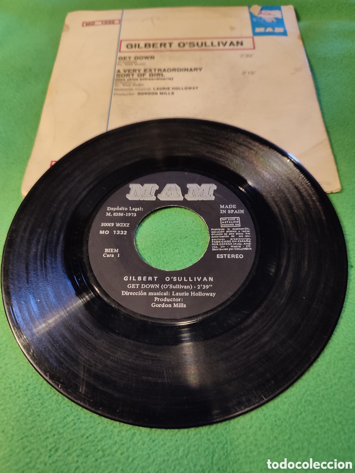 Discos de vinilo: Gilbert OSullivan - Get down - Foto 2
