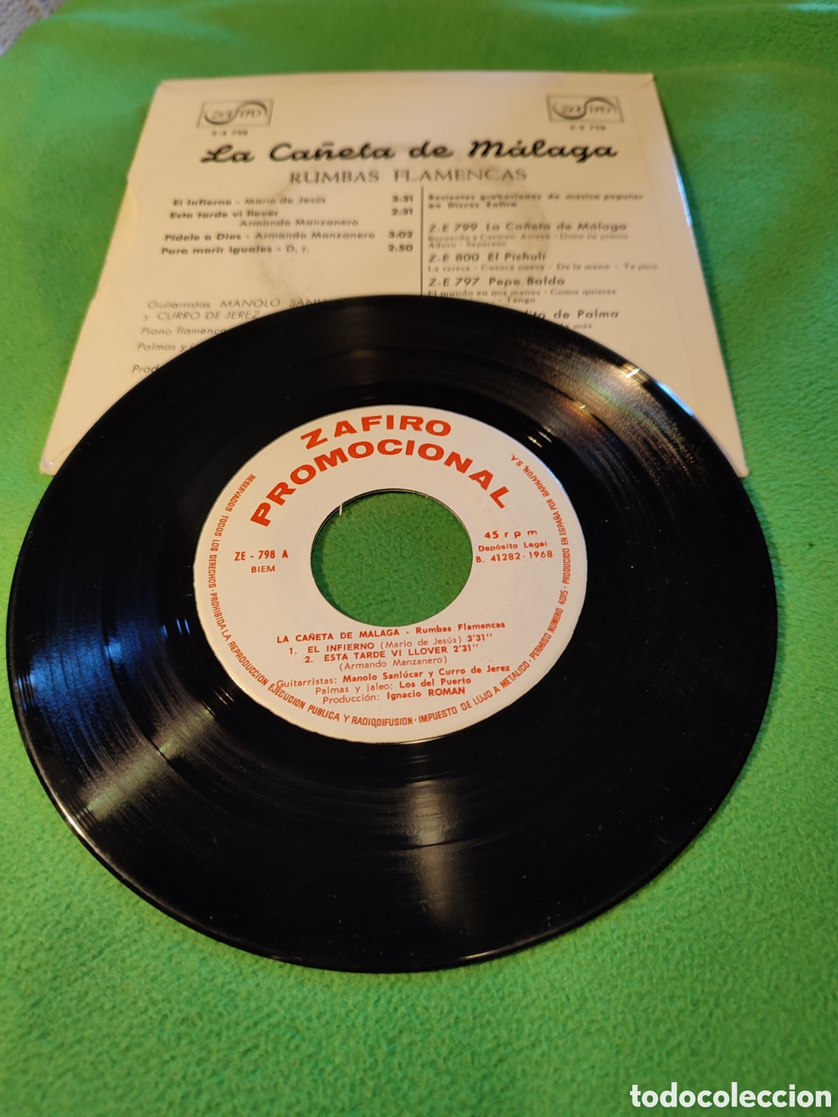 Discos de vinilo: La Ca&ntilde;eta de M&aacute;laga - El infierno+ 3 - Foto 2