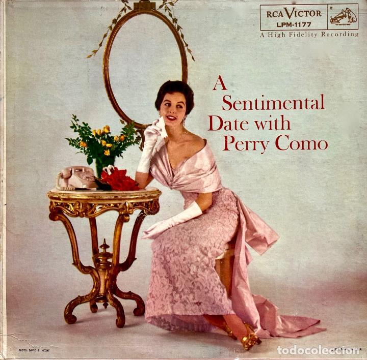 Discos de vinilo: PERRY COMO, A SENTIMENTAL DATE. LP ORIGINAL USA RCA - Foto 1