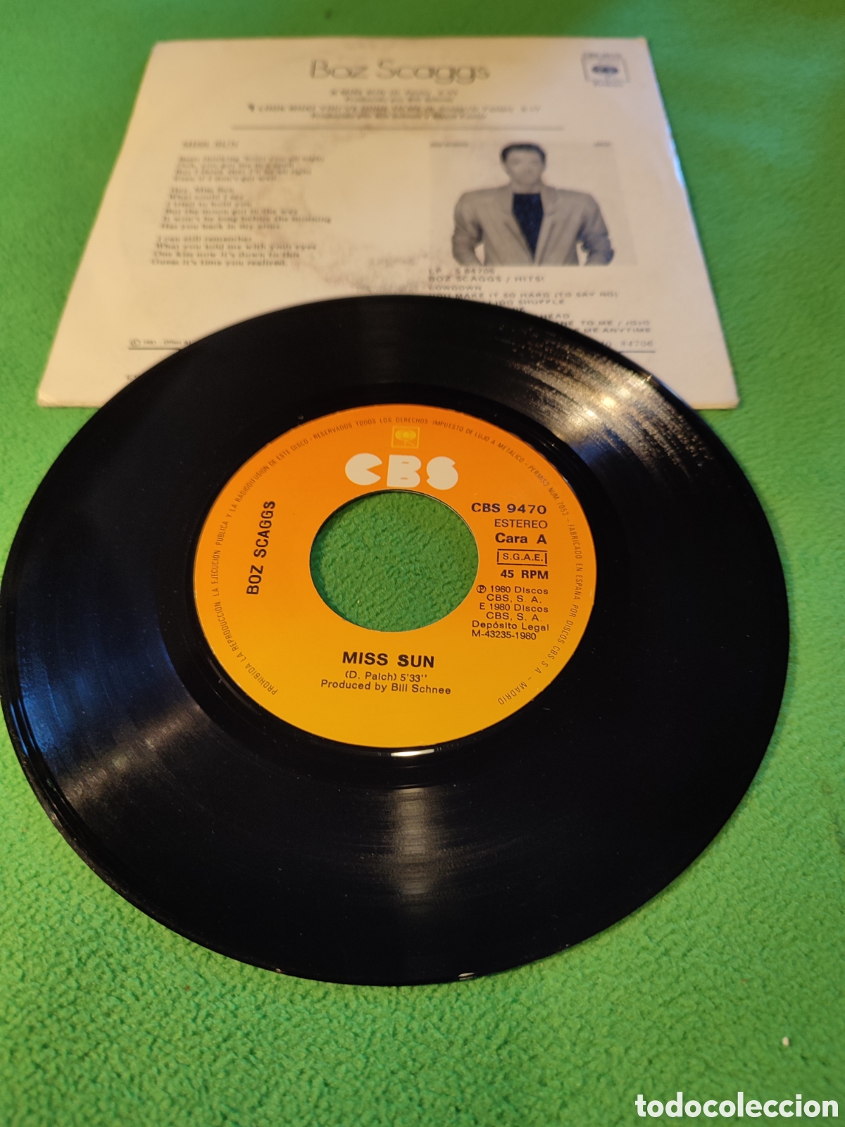 Discos de vinilo: Boz Scaggs - Miss sun - Foto 2
