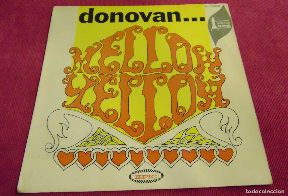 Discos de vinilo: Donovan &ndash; Mellow Yellow - SINGLE FRANCES 1966 - Foto 1